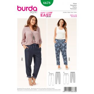 Schnittmuster - burda style - Plus Size - Hose - 6678