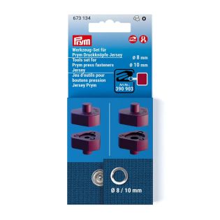 Prym - Werkzeugset für Vario Creative Tool - Druckknöpfe Jersey - Ø  8 und 10 mm