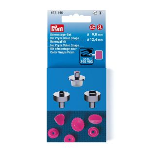 Prym - Demontageset für Vario Creative Tool - Color Snaps - Ø  9 und 12,4 mm