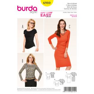 Schnittmuster - burda style - Gütermann-Fashion - Shirt & Kleid - 6910