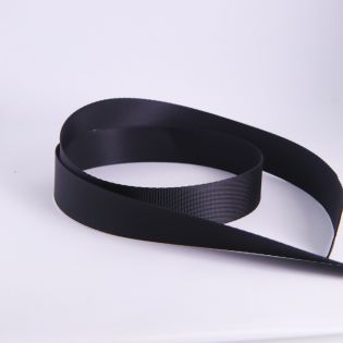 Gurtband - uni - 25 mm - schwarz
