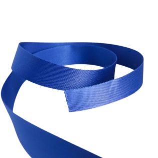 Gurtband - uni - 25 mm - blau