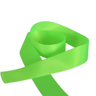Gurtband - uni - 40 mm - neongrün