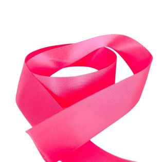Gurtband - uni - 40 mm - neonpink
