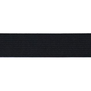 Gummiband - 35 mm - uni - schwarz