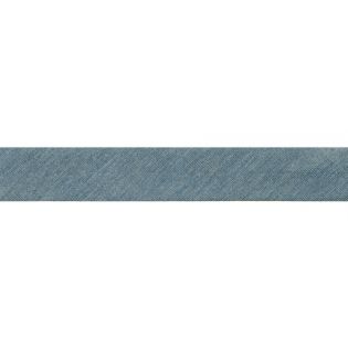 Jerseyschrägband - 40/20 - uni - jeansblau meliert