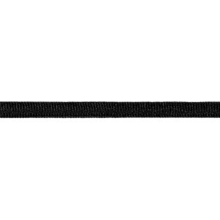 Elastikkordel - 5mm - schwarz