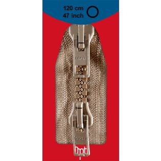 Reißverschluss Opti - P60 - 120cm - Werraschieber - Zweiwege - teilbar - beige