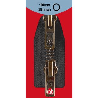 Reißverschluss Opti - M60 - 100cm - Werraschieber - Zweiwege - teilbar - schwarz