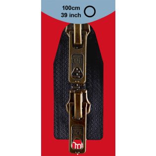 Reißverschluss Opti - M60 - 100cm - Werraschieber - Zweiwege - teilbar - dunkelblau