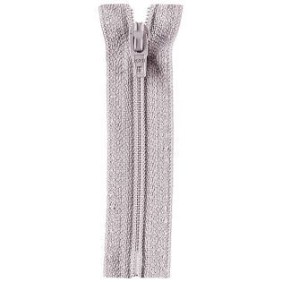 Reißverschluss Opti - S40 Fulda 18cm - nicht teilbar - silbergrau  