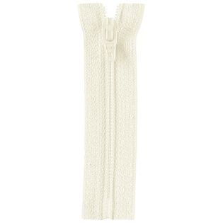 Reißverschluss Opti - S40 Fulda 18cm - nicht teilbar - wollweiss