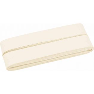 Baumwollschrägband - 40/20 - 5m Coupon - creme