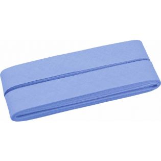 Baumwollschrägband - 40/20 - 5m Coupon - babyblau