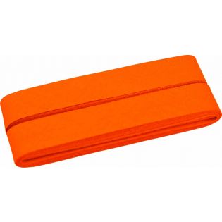 Baumwollschrägband - 40/20 - 5m Coupon - orange