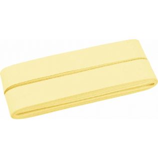 Baumwollschrägband - 40/20 - 5m Coupon - vanille