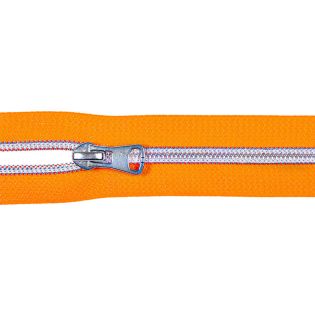 Spiralreißverschluss - S80 - Meterware - mit Zipper - neonorange