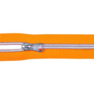 Spiralreißverschluss - S80 - Meterware - mit Zipper - neonorange