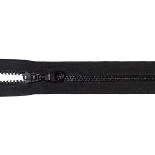 Reißverschluss - P60 - Meterware - mit Zipper - schwarz