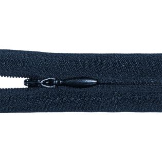 Reißverschluss - nahtverdeckt - S43 - Meterware - mit Zipper - navy