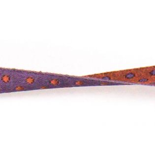 Band - 10mm - Minidots - dobbleface - brombeer