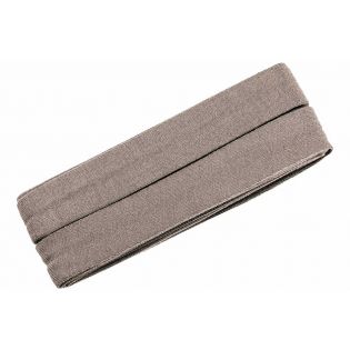 Jerseyschrägband - 40/20 - 3m Coupon - taupe
