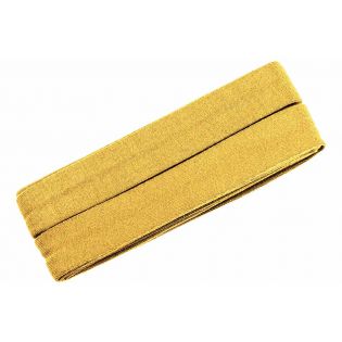Jerseyschrägband - 40/20 - 3m Coupon - gelb