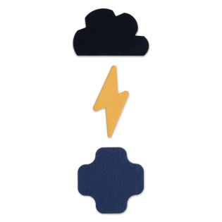 Prym - FabPatch Flicken - Stretch Design - Blitz/Wolke