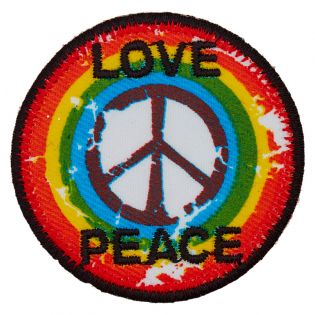 Applikation - Love and Peace, Regenbogen