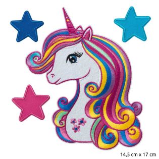 Applikation - XXL -Monoquick - Einhorn Set