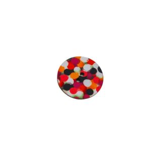 2-Loch-Knopf - Konfetti - 23 mm - bunt