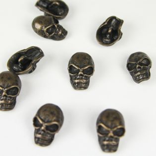 Öse - Totenknopf - 25 mm - Metall - bronze