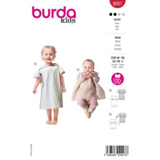 Schnittmuster - burda kids - Baby Kleider mit Gummizug - 9201