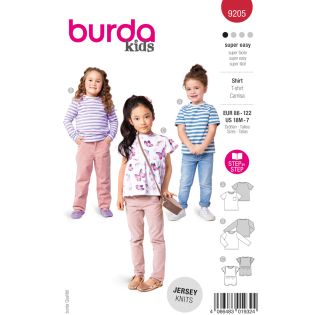 Schnittmuster - burda kids - Shirts Kurz&Langarm - 9205