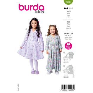 Schnittmuster - burda kids - Blusenkleider - 9206