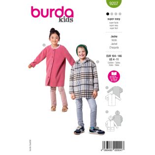 Schnittmuster - burda kids - Jacken mit Knöpfen - 9207