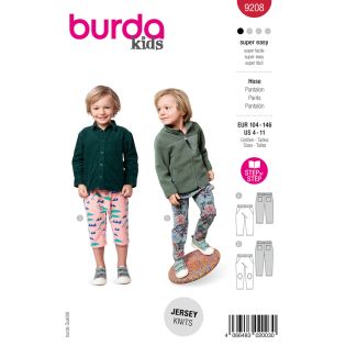 Schnittmuster - burda kids - Jogginghosen mit Gummibund - 9208