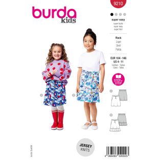Schnittmuster - burda kids - Miniröcke mit Schnürbund - 9210