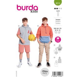 Schnittmuster - burda kids - Hoodie - 9213