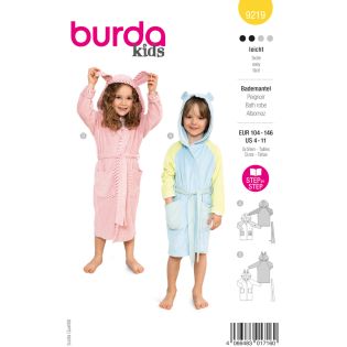 Schnittmuster - burda kids - Bademantel - 9219  