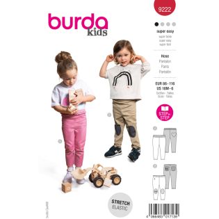 Schnittmuster - burda kids - Jeanshose - 9222  