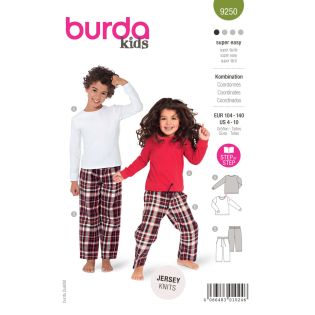 Schnittmuster - burda style - Kombination Kinder UNISEX - 9250 