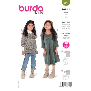 Schnittmuster - burda style - Kleid & Bluse - 9252