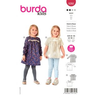 Schnittmuster - burda style - Kleid & Bluse - 9260