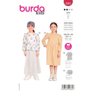 Schnittmuster - burda style - Kleid & Bluse - 9263