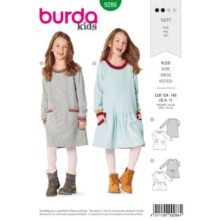 Schnittmuster - burda kids - Kleid - 9286