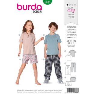 Schnittmuster - burda kids - Kombination - 9288