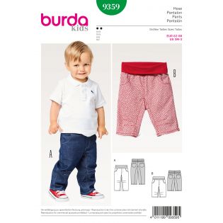 Schnittmuster - burda style - Hose - Hüftpassentaschen – Elastikbund