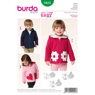 Schnittmuster - burda kids - Jacke - 9425