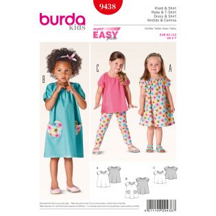 Schnittmuster - burda easy - Kleid & Shirt - 9438